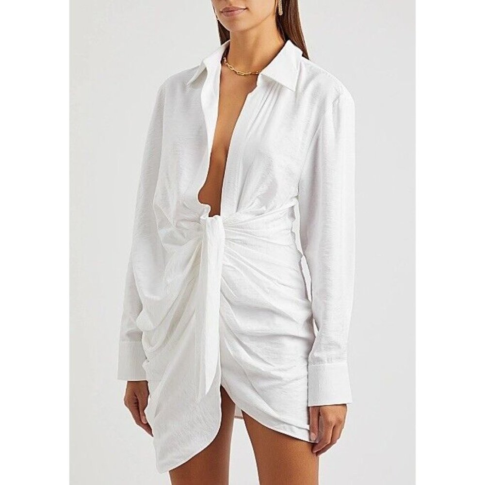 JACQUEMUS La Robe Bahia White - Picture 10 of 11